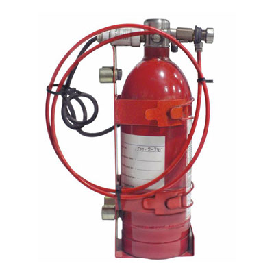Automatic Fire Detection And Suppression System Through Clean Gas